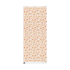 Golden Candle & Scroll Judaica Gift Wrap | Warm Red and Gold Holiday Wrapping Paper