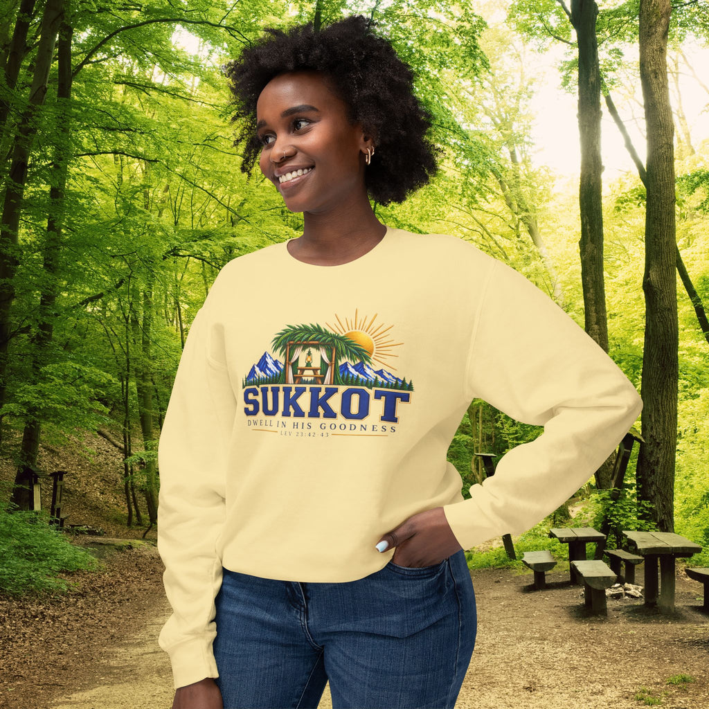 Dwell in His Goodness Sukkot Sweatshirt