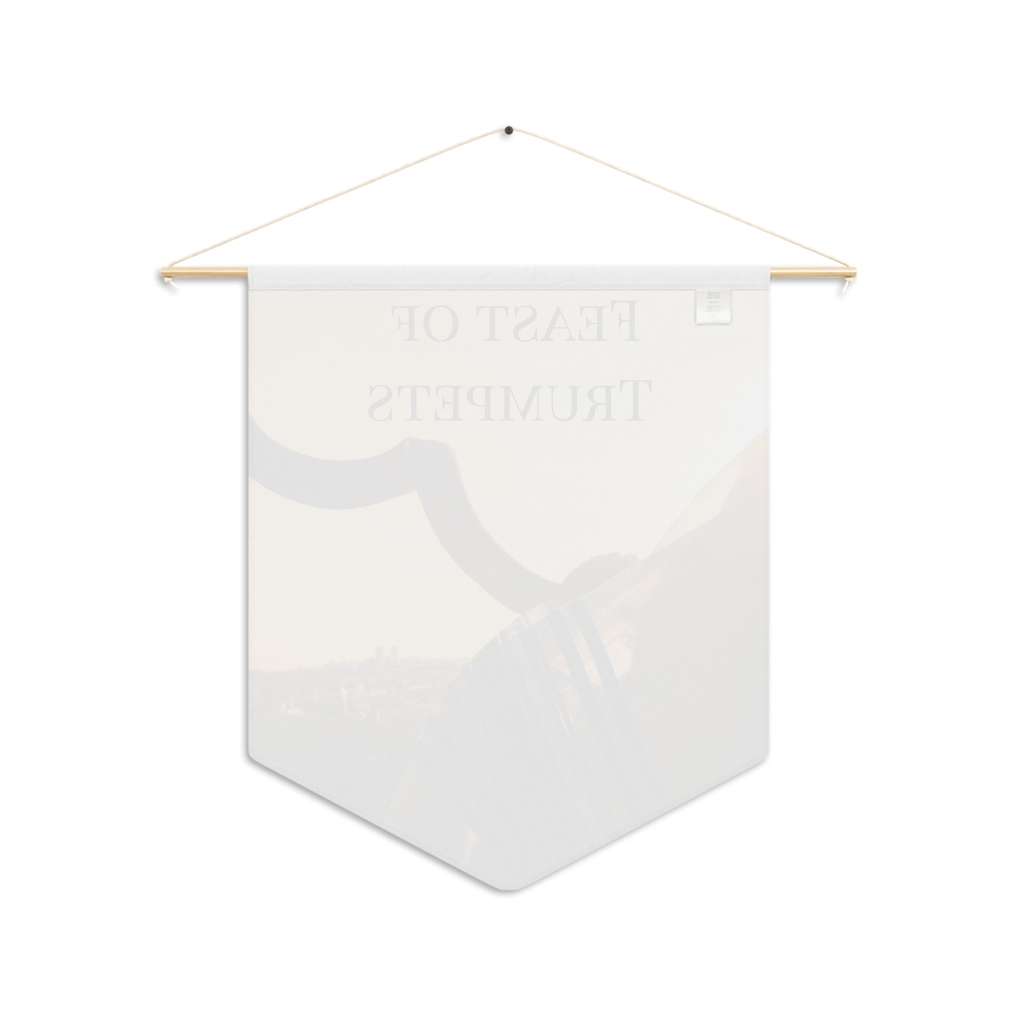 Feast of Trumpets | Shofar & Jerusalem Wall Pennant