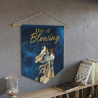 Day of Blowing | Numbers 29:1 Shofar Wall Pennant