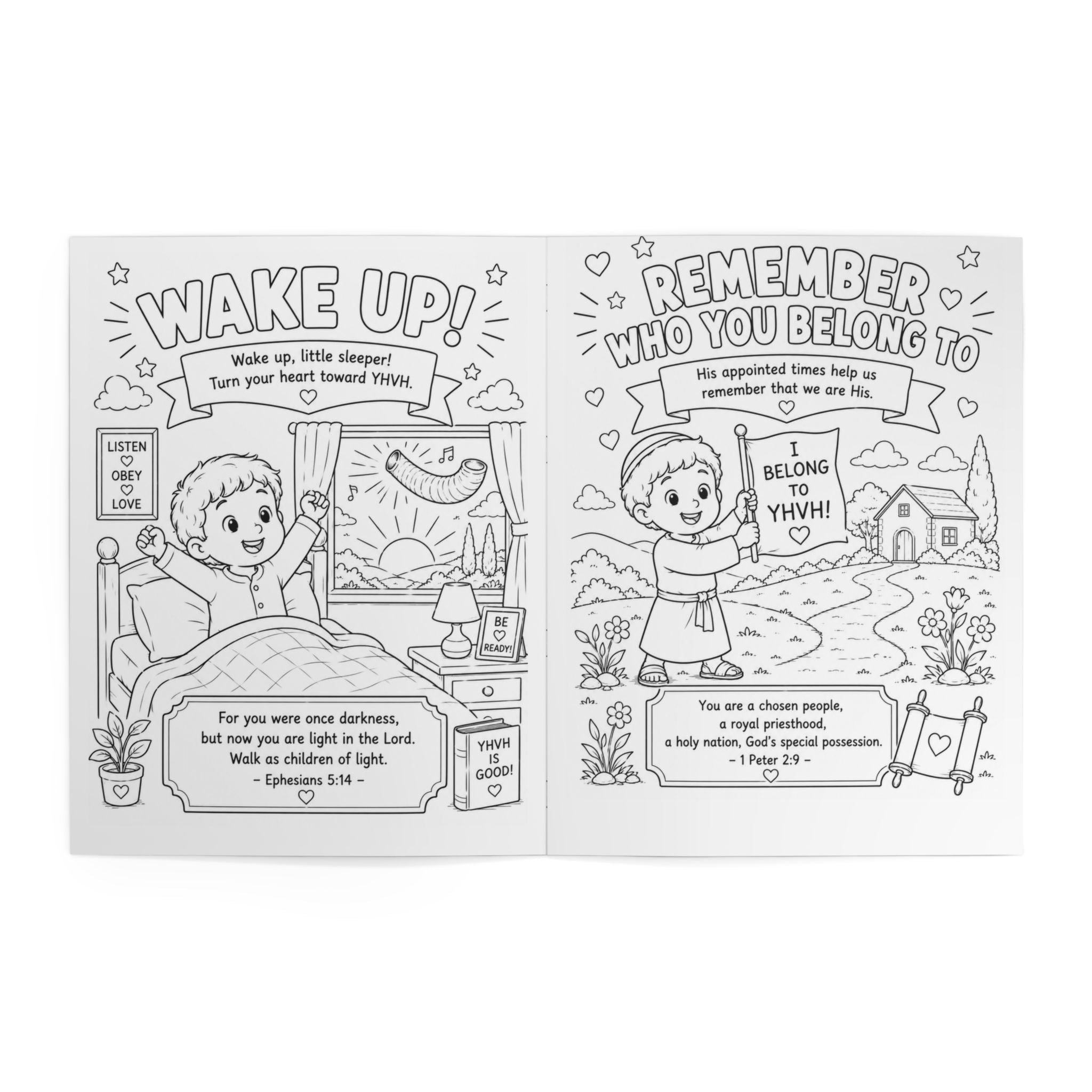 Hear the Trumpet! | Yom Teruah Coloring & Learning Book for Kids