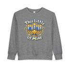 This Little Light of Mine Hanukkah Toddler Sweatshirt – Front & Back Menorah Pullover | I’m Gonna Let It Shine