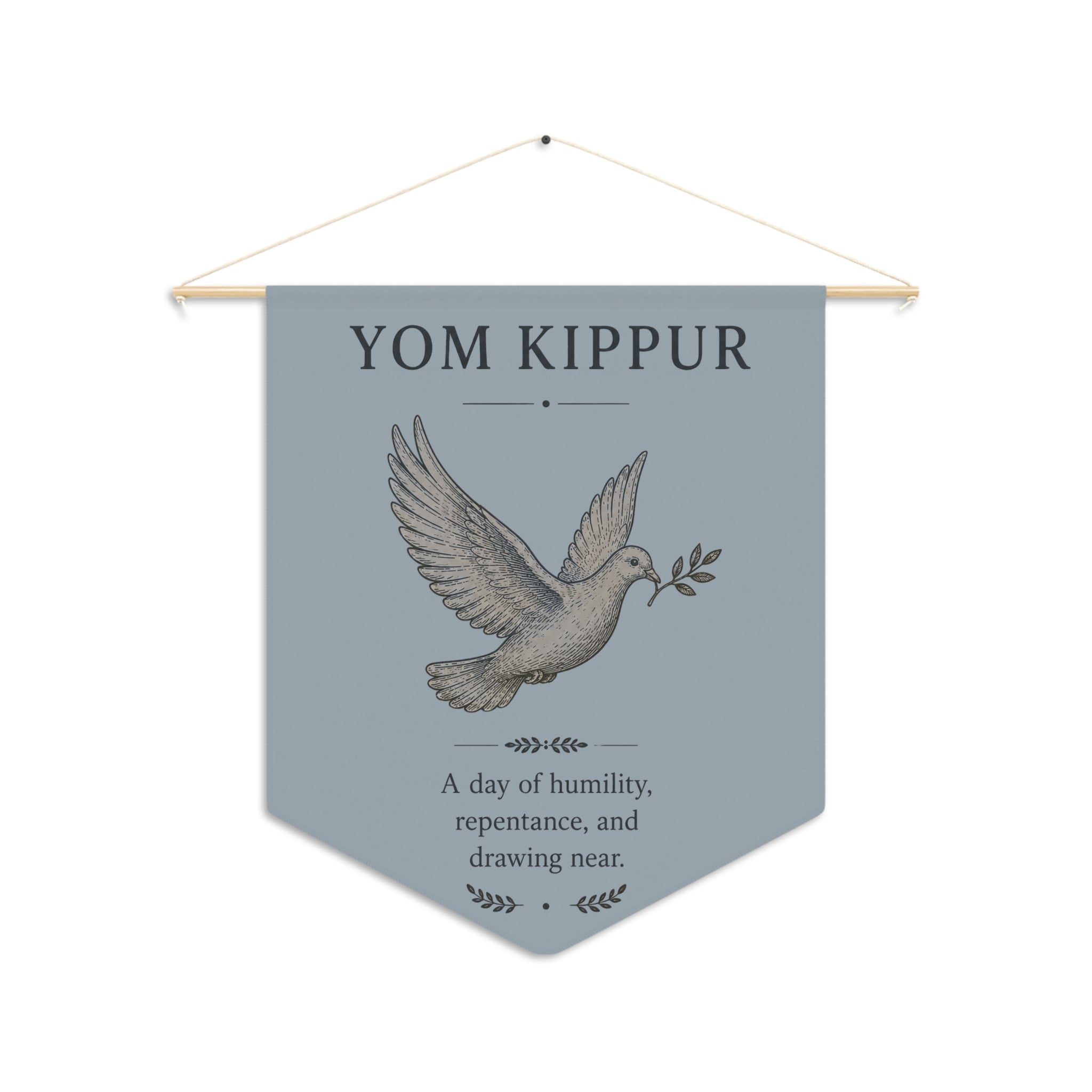 Yom Kippur Day of Atonement Wall Pennant