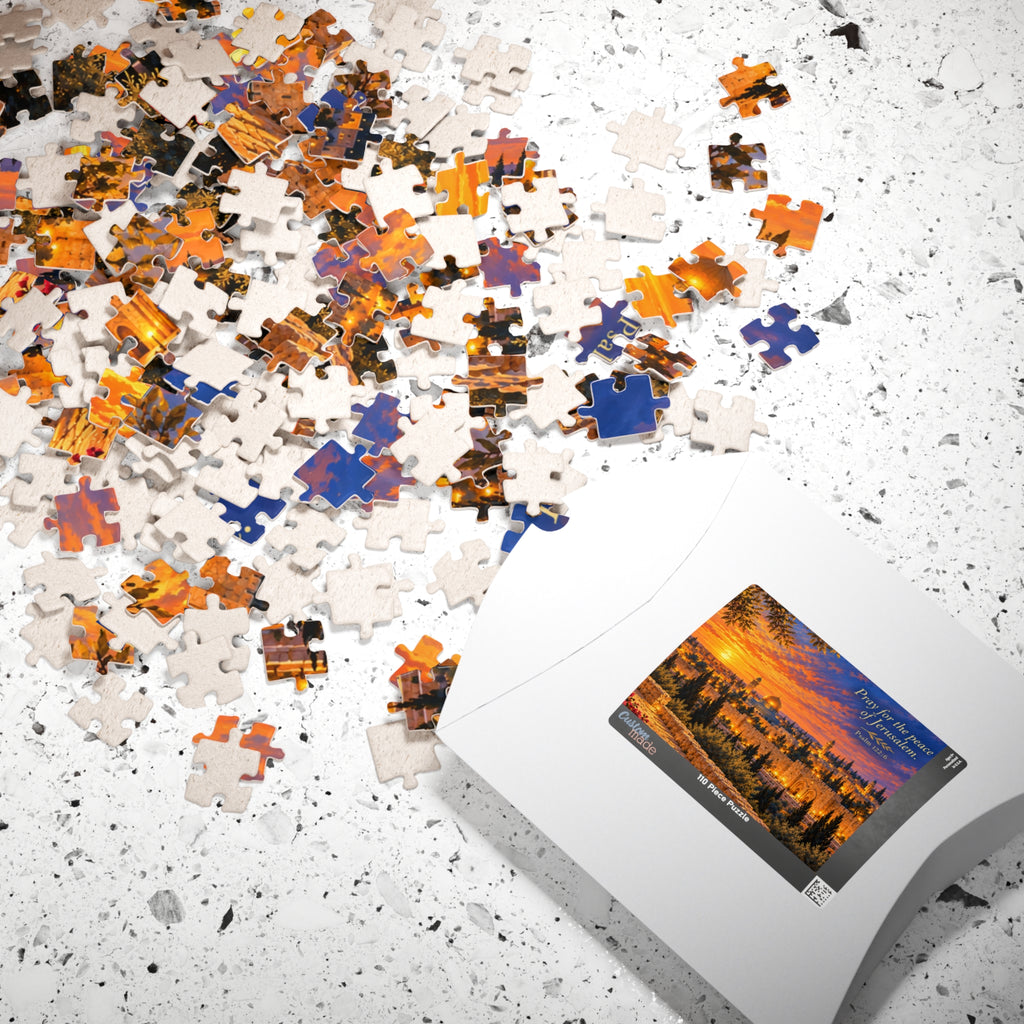 Pray for the Peace of Jerusalem Puzzle – Psalm 122:6 Adult & Teen Jerusalem Art Puzzle | 110–1014 Pieces