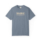 A light purple short-sleeve crewneck t-shirt with a small white embroidered logo on the left chest reading 'Rougeaux Supply Co.' with a small horse graphic, displayed on a clean white background.