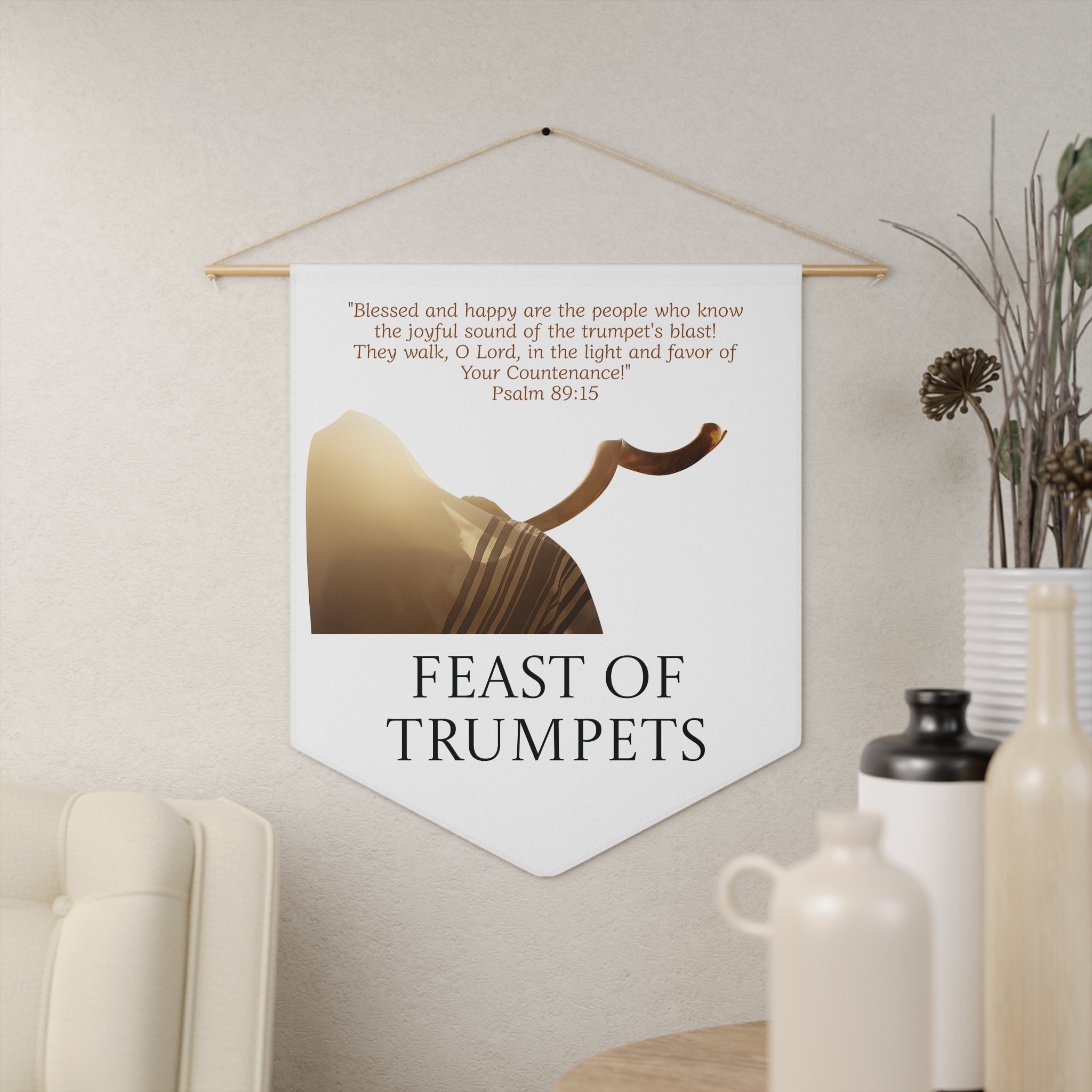Feast of Trumpets | Yom Teruah Wall Pennant