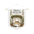 Dwell With Joy | Sukkot Pennant