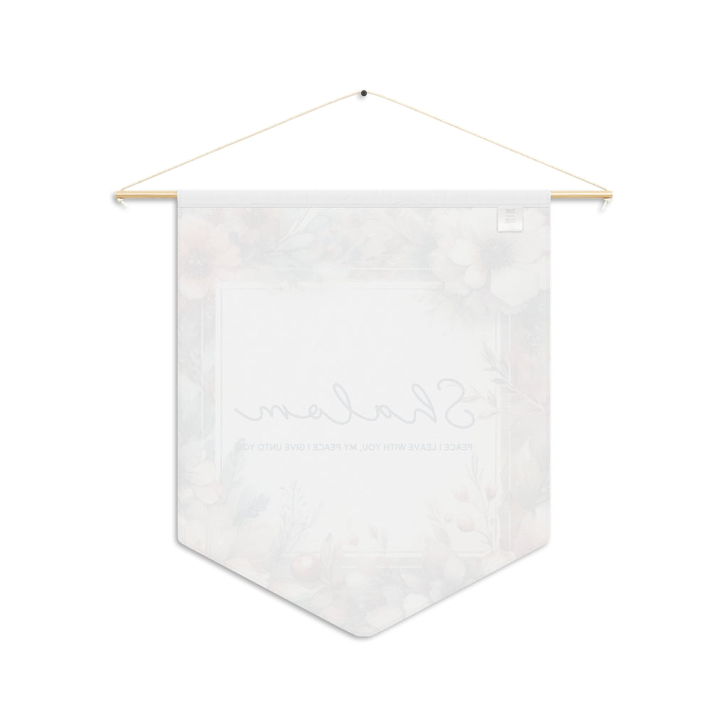 Shalom | John 14:27 Wall Pennant