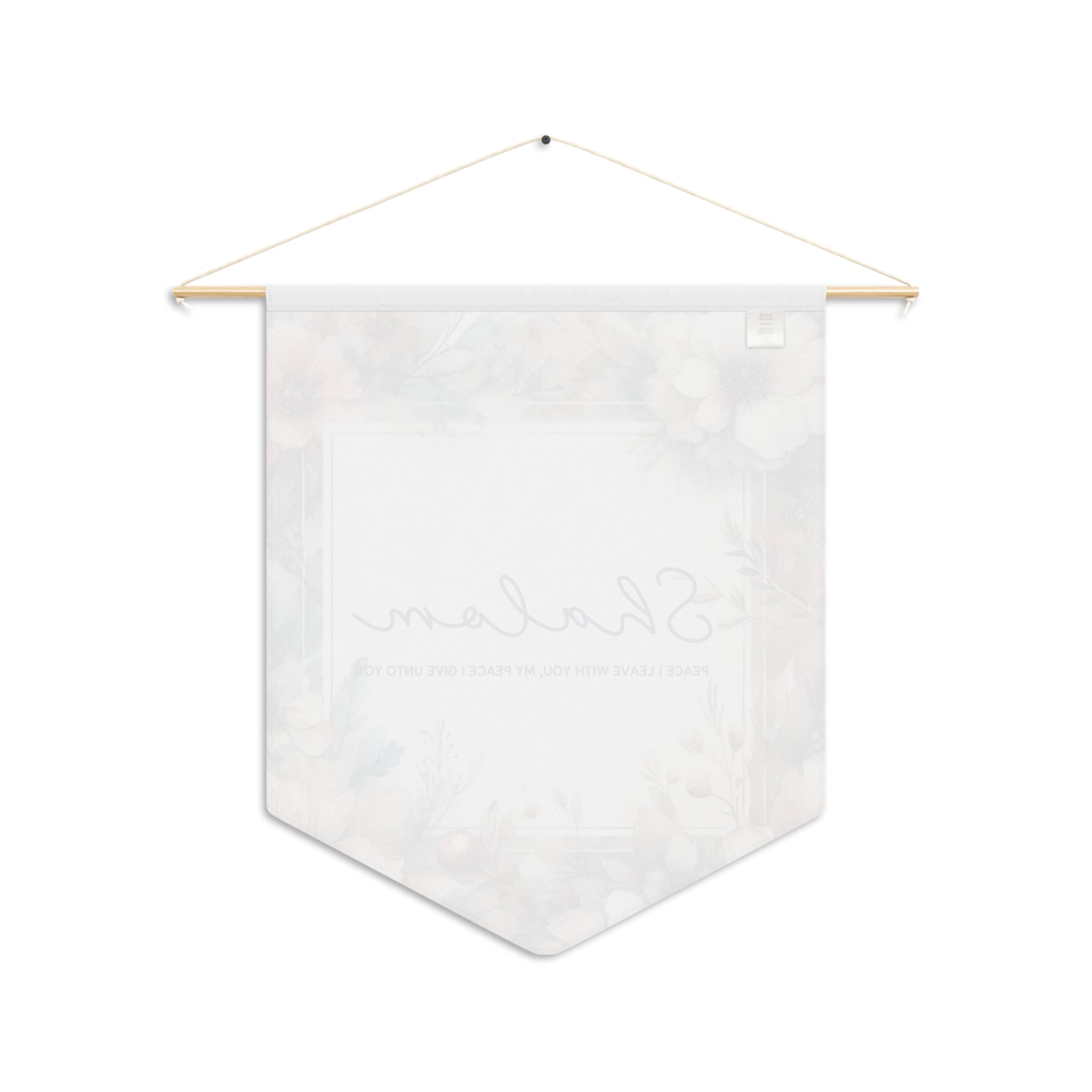 Shalom | John 14:27 Wall Pennant