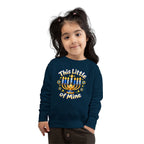 This Little Light of Mine Hanukkah Toddler Sweatshirt – Front & Back Menorah Pullover | I’m Gonna Let It Shine