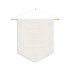 Happy Fall Feasts | Trumpets Atonement Tabernacles Wall Pennant