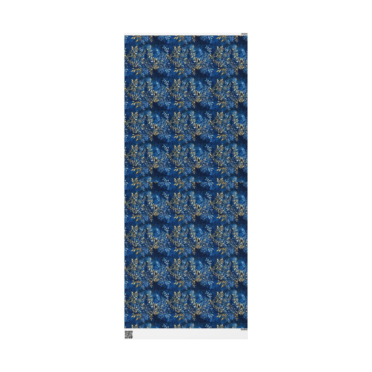 Elegant Blue & Gold Judaica Gift Wrap