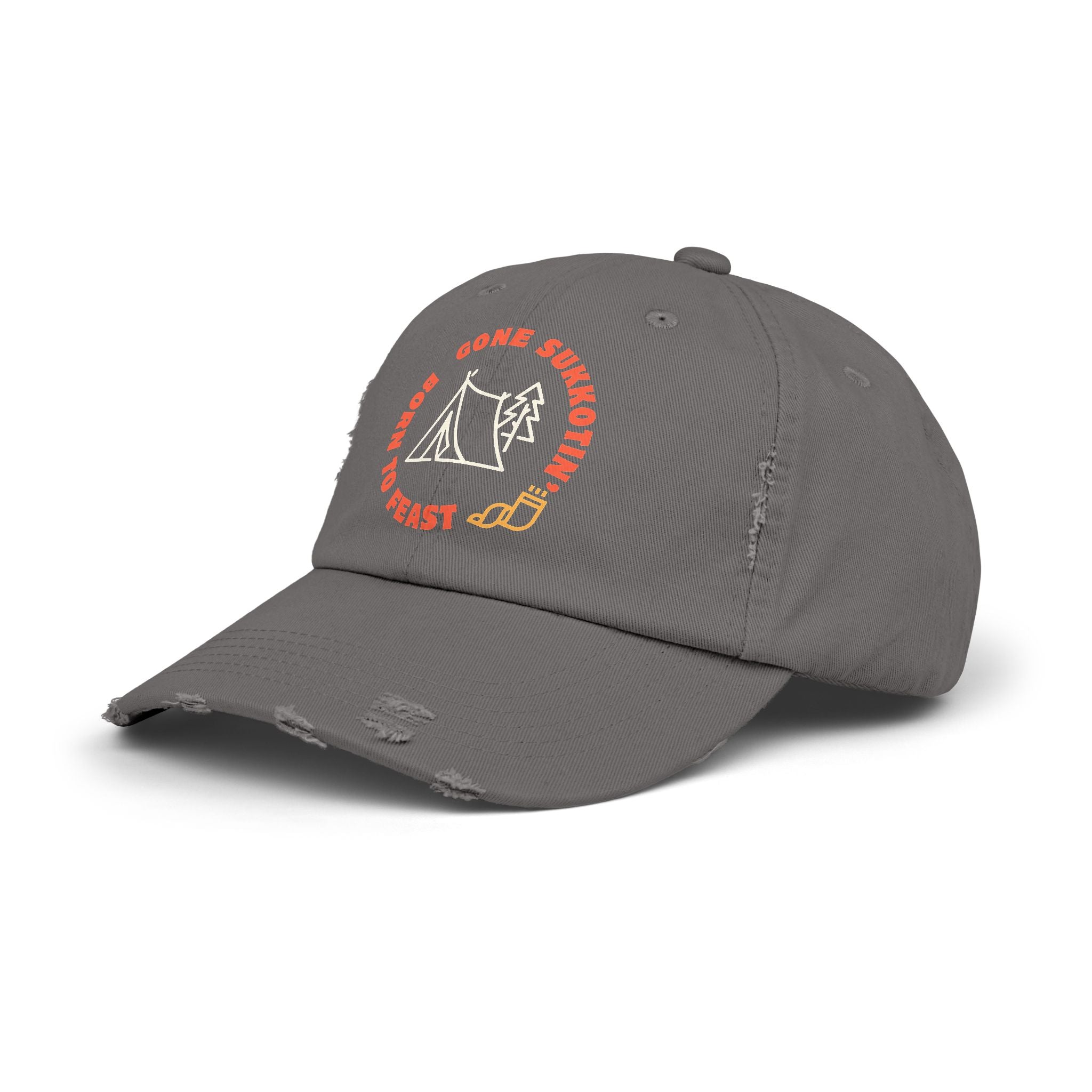 Sukkot Hat | Feast of Tabernacles Cap | Gone Sukkotin Born to Feast | Shofar Hat | Hebrew Roots Apparel | Christian Camping Hat