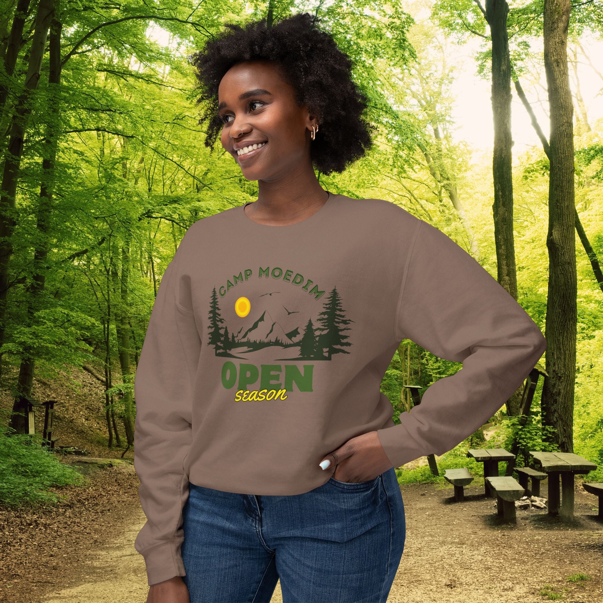Camp Moedim Open Season Sukkot Sweatshirt