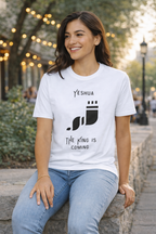 Women's Yeshua The King Is Coming Shirt | Faith-Based Graphic Tee | Minimalist Christian Clothing