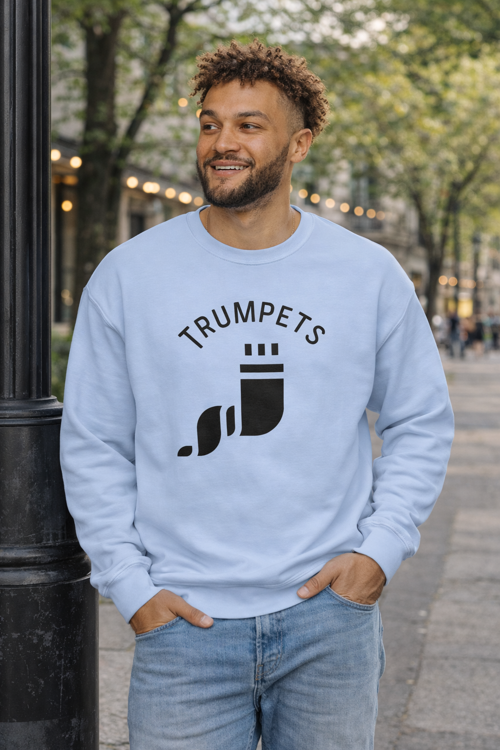 Men's Feast of Trumpets Sweatshirt | Shofar Graphic Crewneck | Yom Teruah | Hebrew Roots Apparel