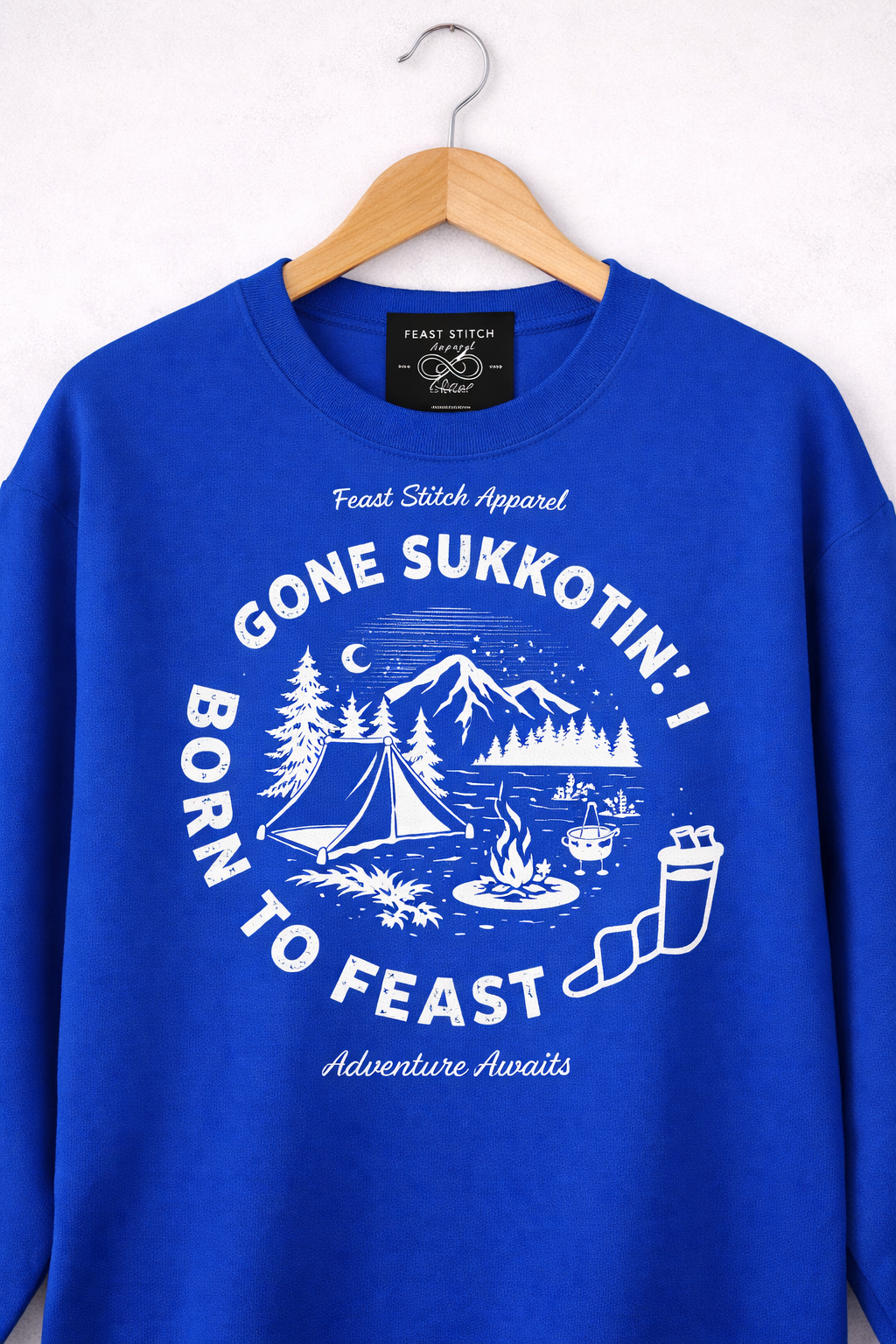 Gone Sukkotin Kids Shirt - Born to Feast | Sukkot Long Sleeve Tee for Boys & Girls | Hebrew Feast Kids Apparel