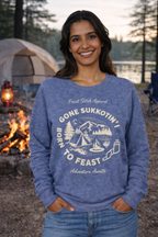 Womens Sukkot Sweatshirt | Feast of Tabernacles Shirt | Gone Sukkotin Born to Feast | Hebrew Roots Apparel | Christian Fall Sweatshirt