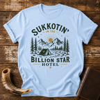 Sukkotin in the Billion Star Hotel Shirt | Sukkot Camping Tee | Fall Feast