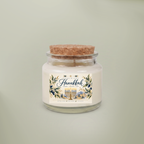 Hanukkah Self-Care Gift Set for Her – Soy Candle, Satin Sleep Mask & Cozy Socks | Festival of Lights Gift Box