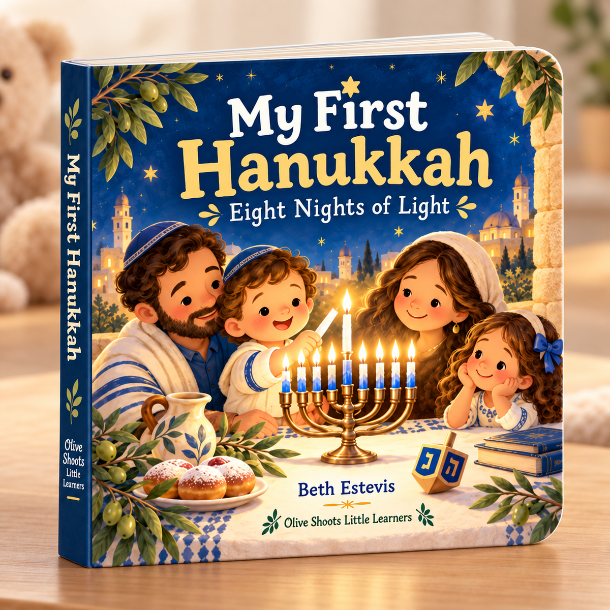 My First Hanukkah: Eight Nights of Light – Messianic Board Book for Toddlers Ages 1–4