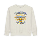 This Little Light of Mine Hanukkah Toddler Sweatshirt – Front & Back Menorah Pullover | I’m Gonna Let It Shine