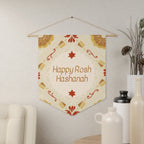 Happy Rosh Hashanah | Warm Folk Art Wall Pennant
