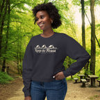 Keep the Feast Tent Row Sweatshirt | Minimal Biblical Feast Days Crewneck | Lev 23