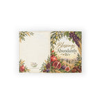 Blessings Abundantly Greeting Card | Seven Species Faith-Based Card (8, 16, and 24 pcs)