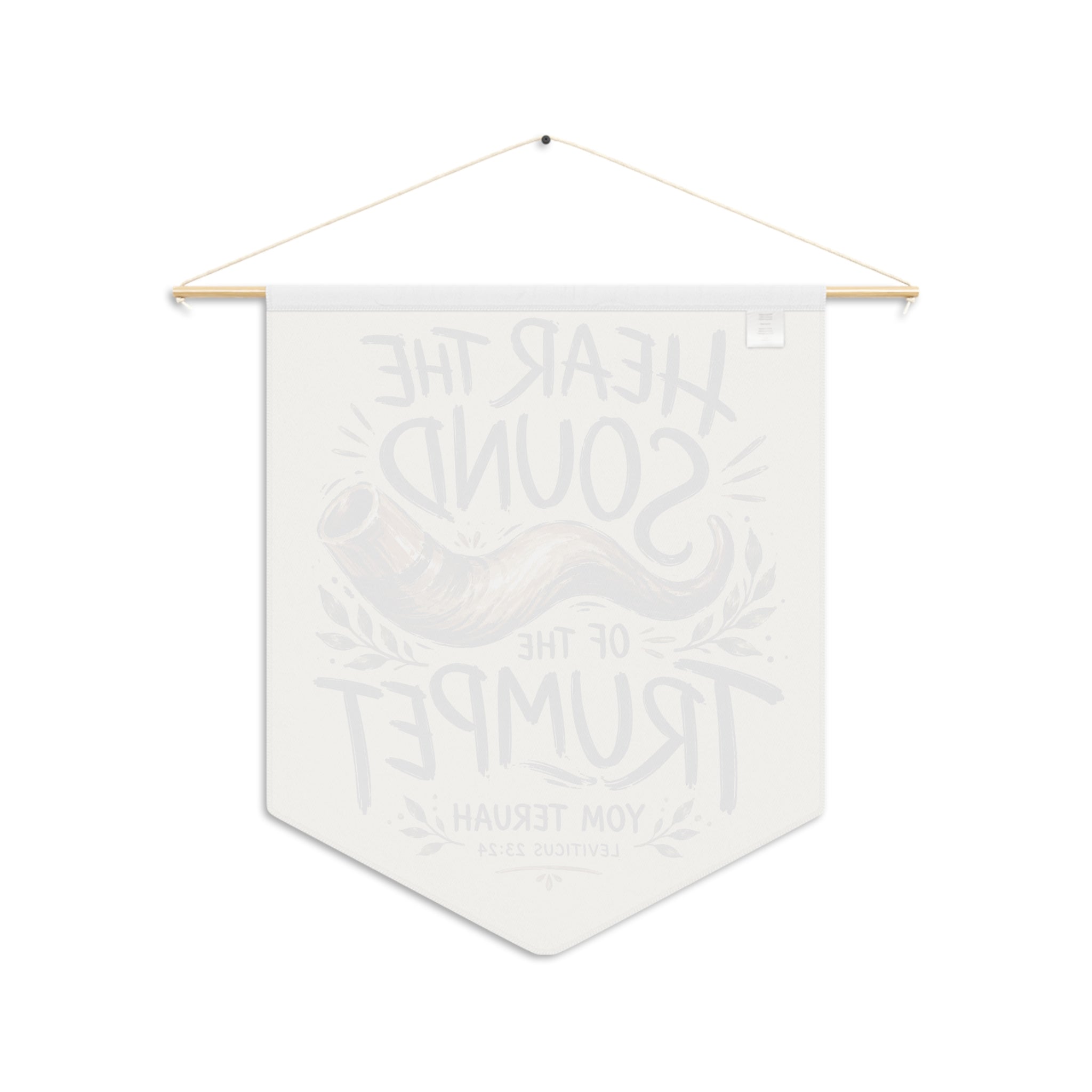 Hear the Sound | Yom Teruah Shofar Wall Pennant