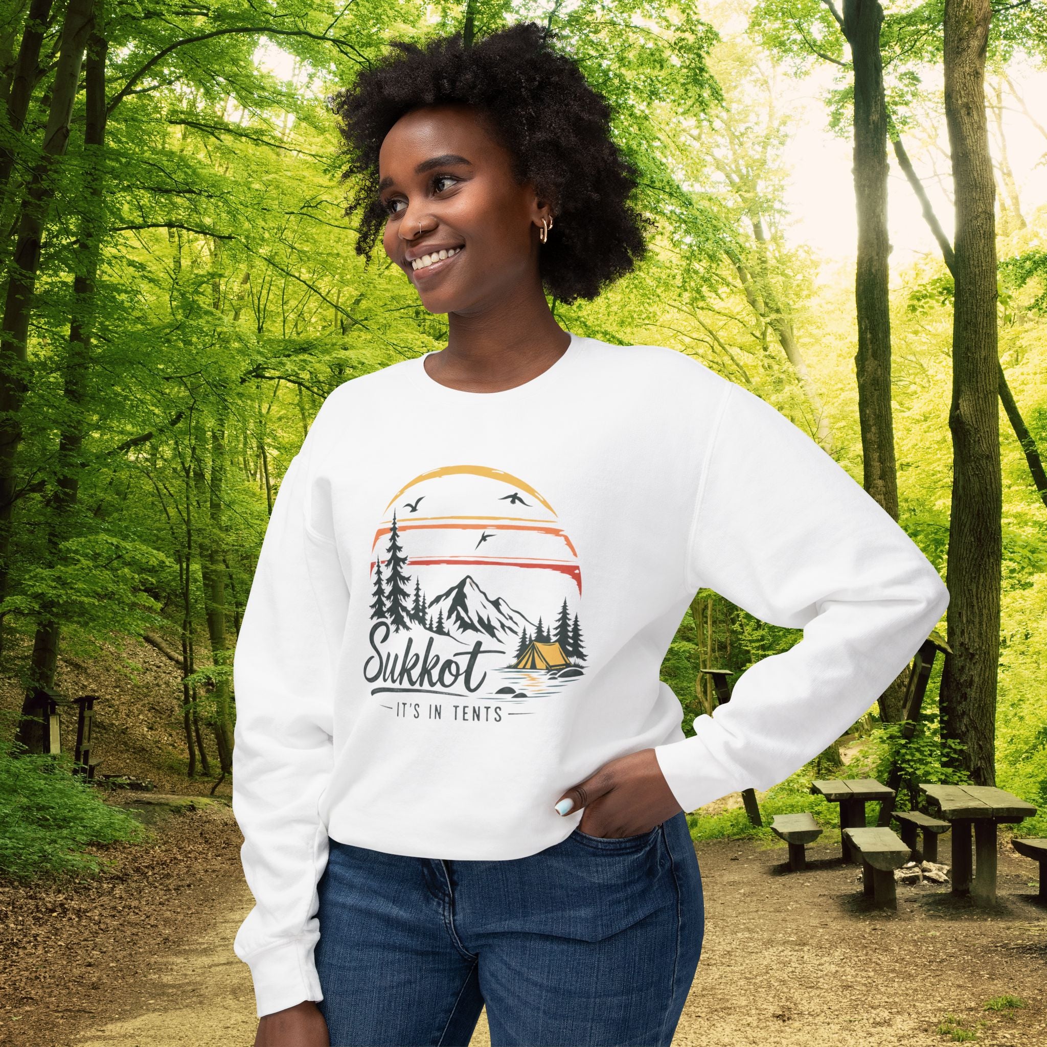 Sukkot It’s In Tents Sweatshirt | Feast of Tabernacles Camping Crewneck