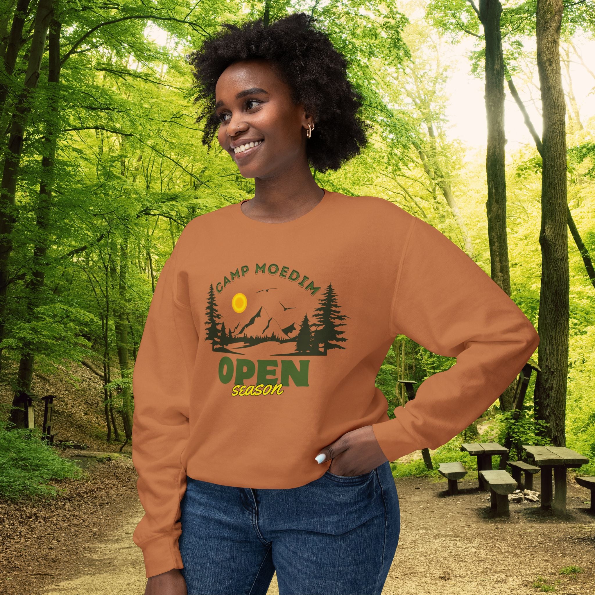 Camp Moedim Open Season Sukkot Sweatshirt