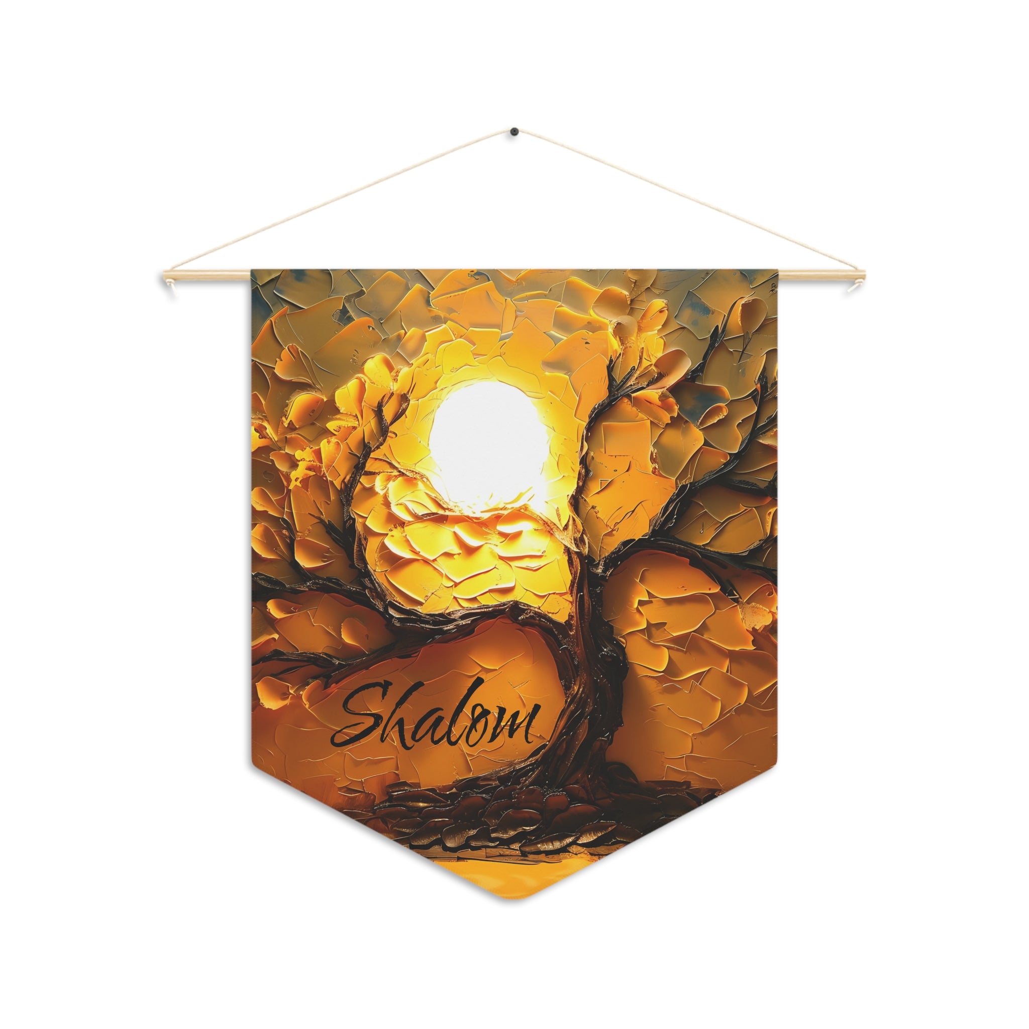 Shalom | Tree of Peace Wall Pennant