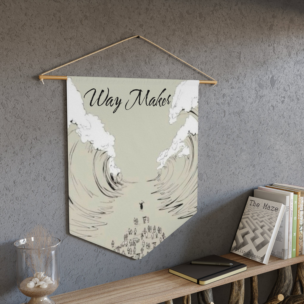 Way Maker | Scripture-Inspired Wall Pennant