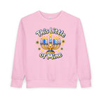 This Little Light of Mine Hanukkah Toddler Sweatshirt – Front & Back Menorah Pullover | I’m Gonna Let It Shine