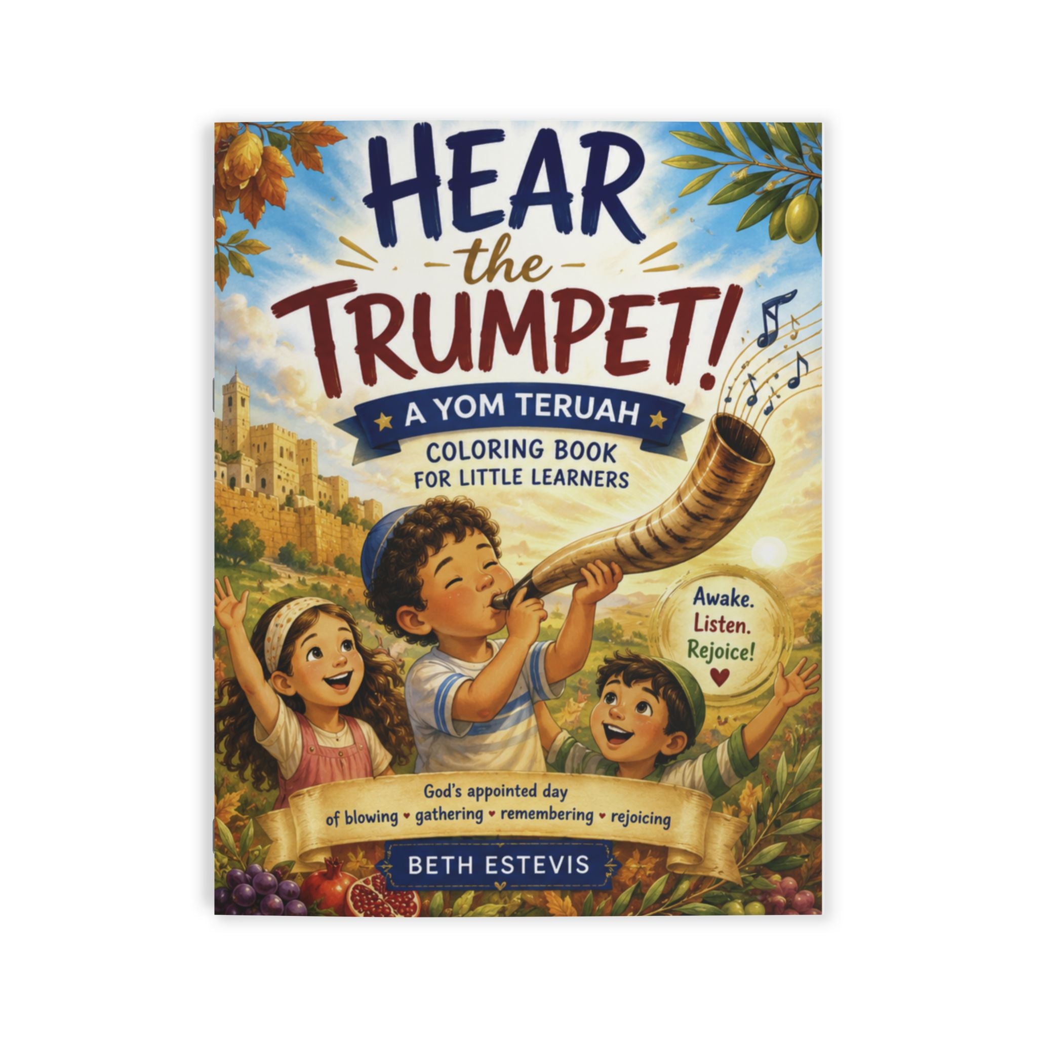 Hear the Trumpet! | Yom Teruah Coloring & Learning Book for Kids