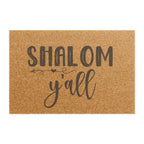 Shalom Y'all Welcome Mat