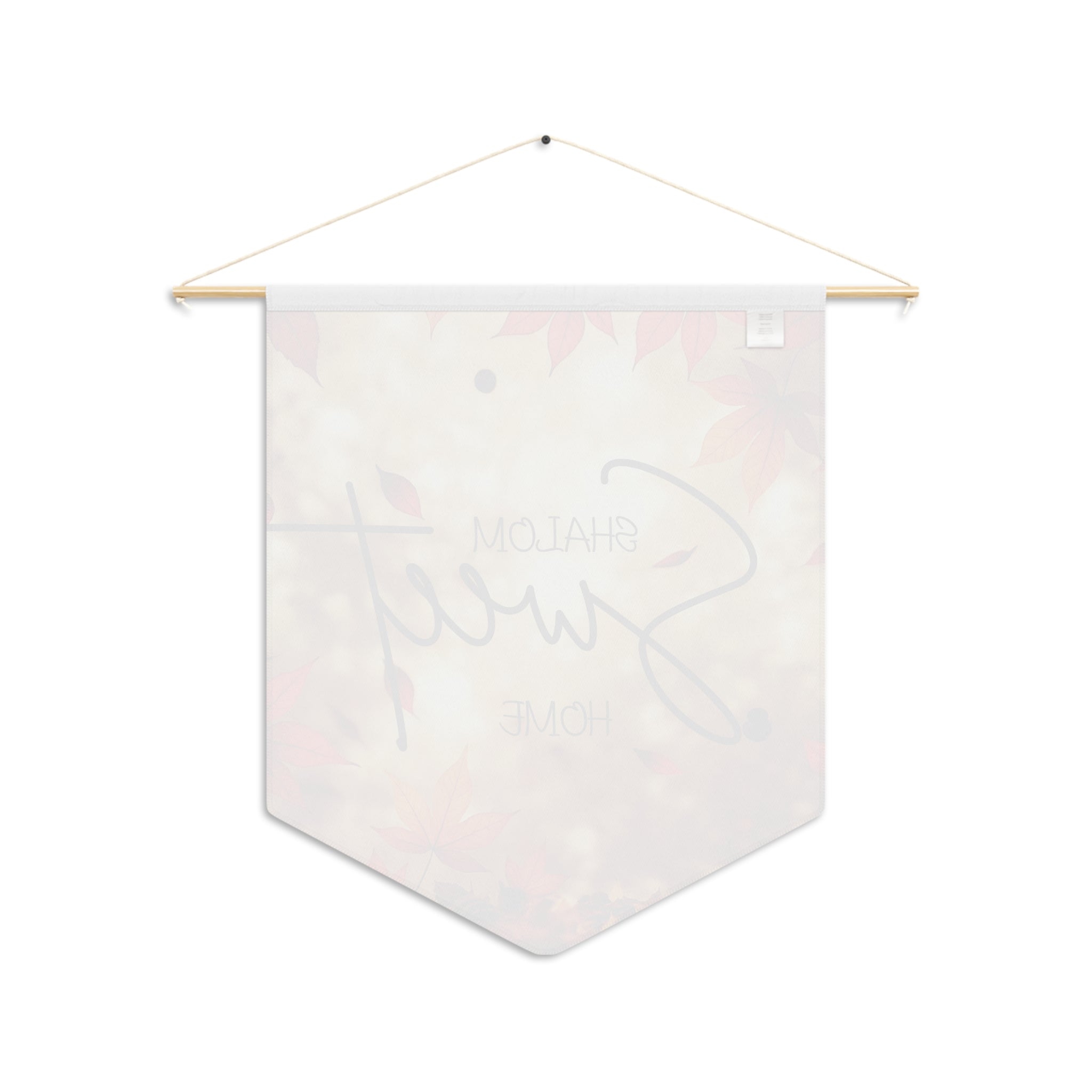 Shalom Sweet Home | Scripture-Inspired Wall Pennant