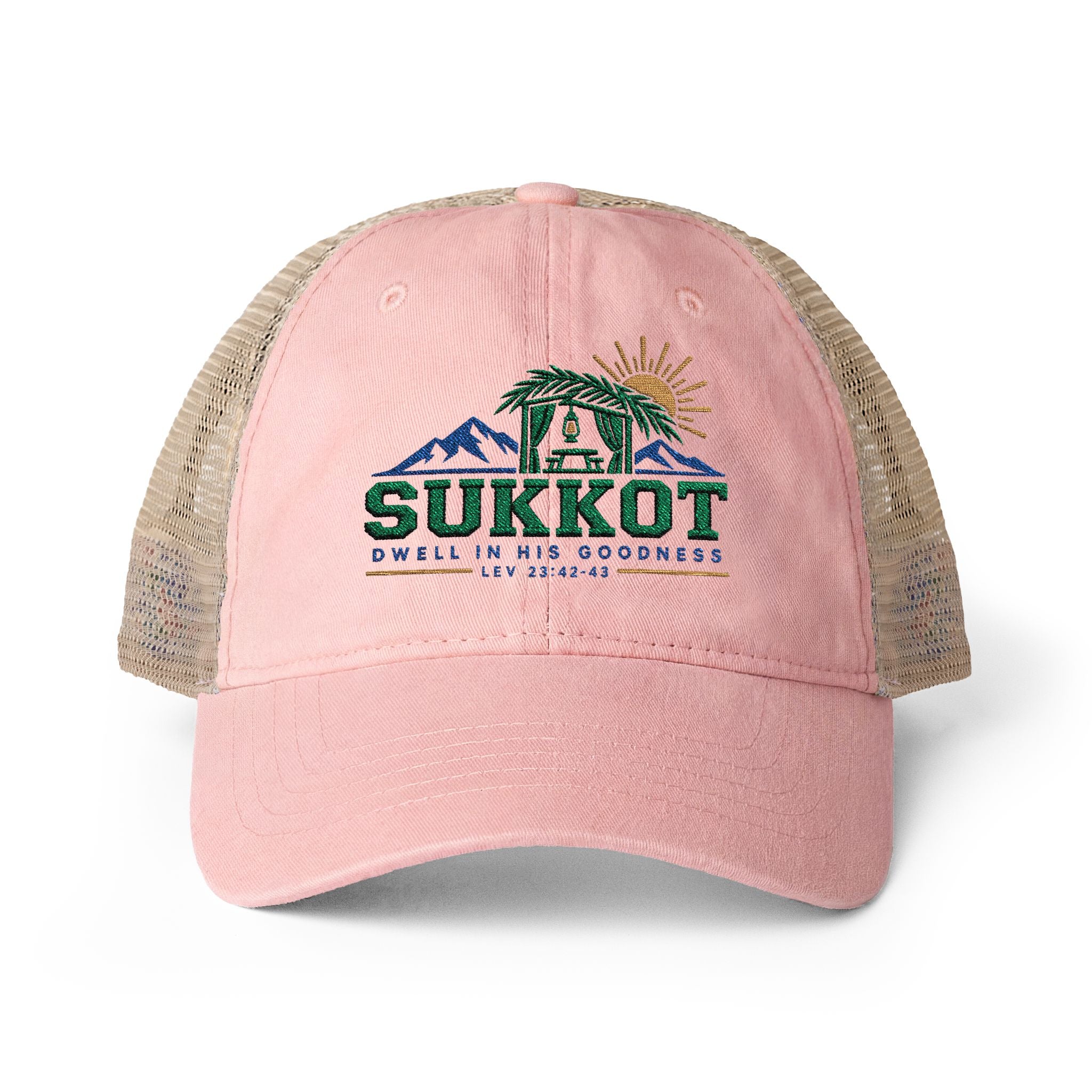 Sukkot – Dwell in His Meshback Cap