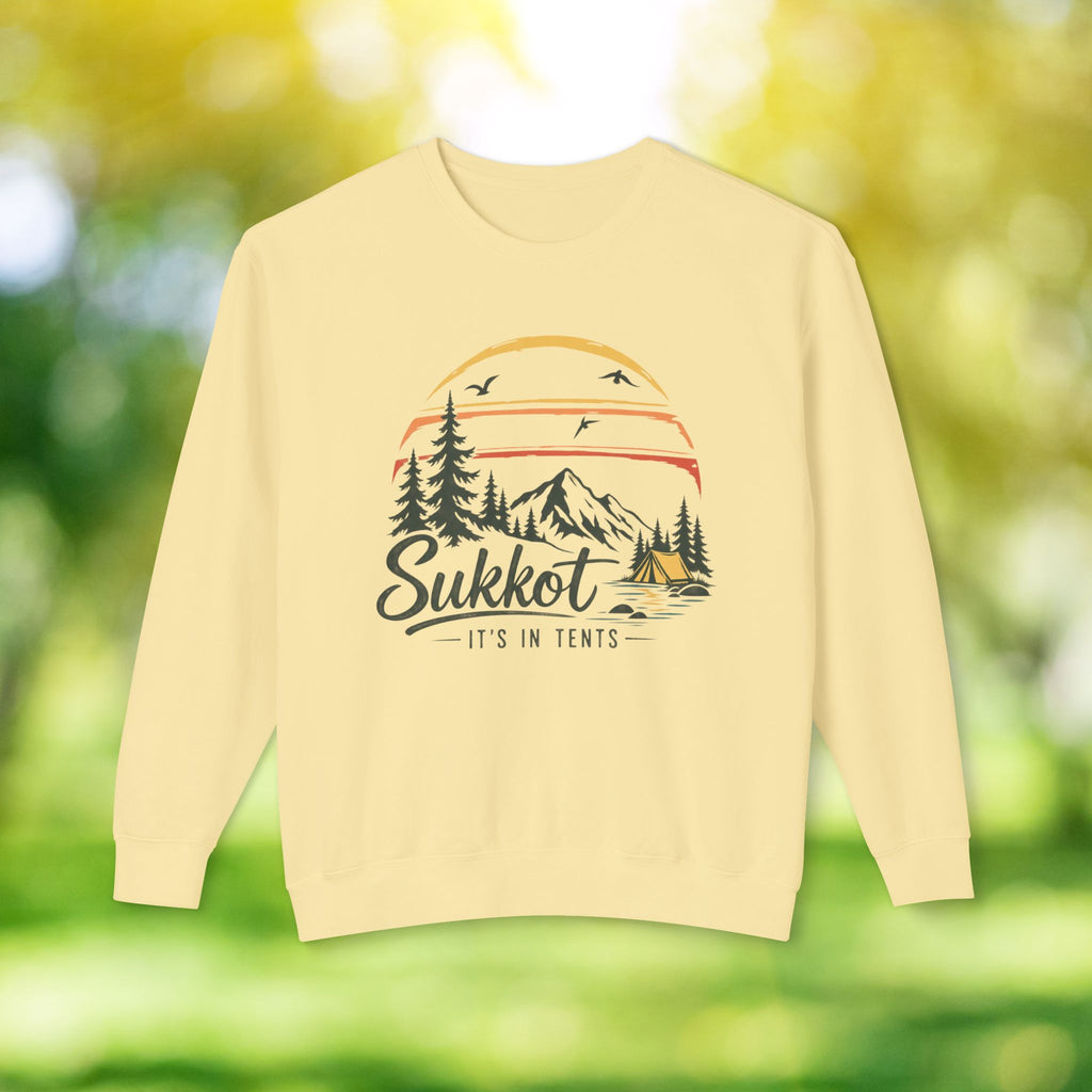 Sukkot It’s In Tents Sweatshirt | Feast of Tabernacles Camping Crewneck