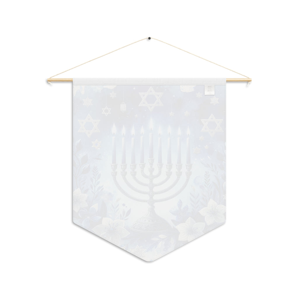 Hanukkah Menorah | Festival of Lights Wall Pennant