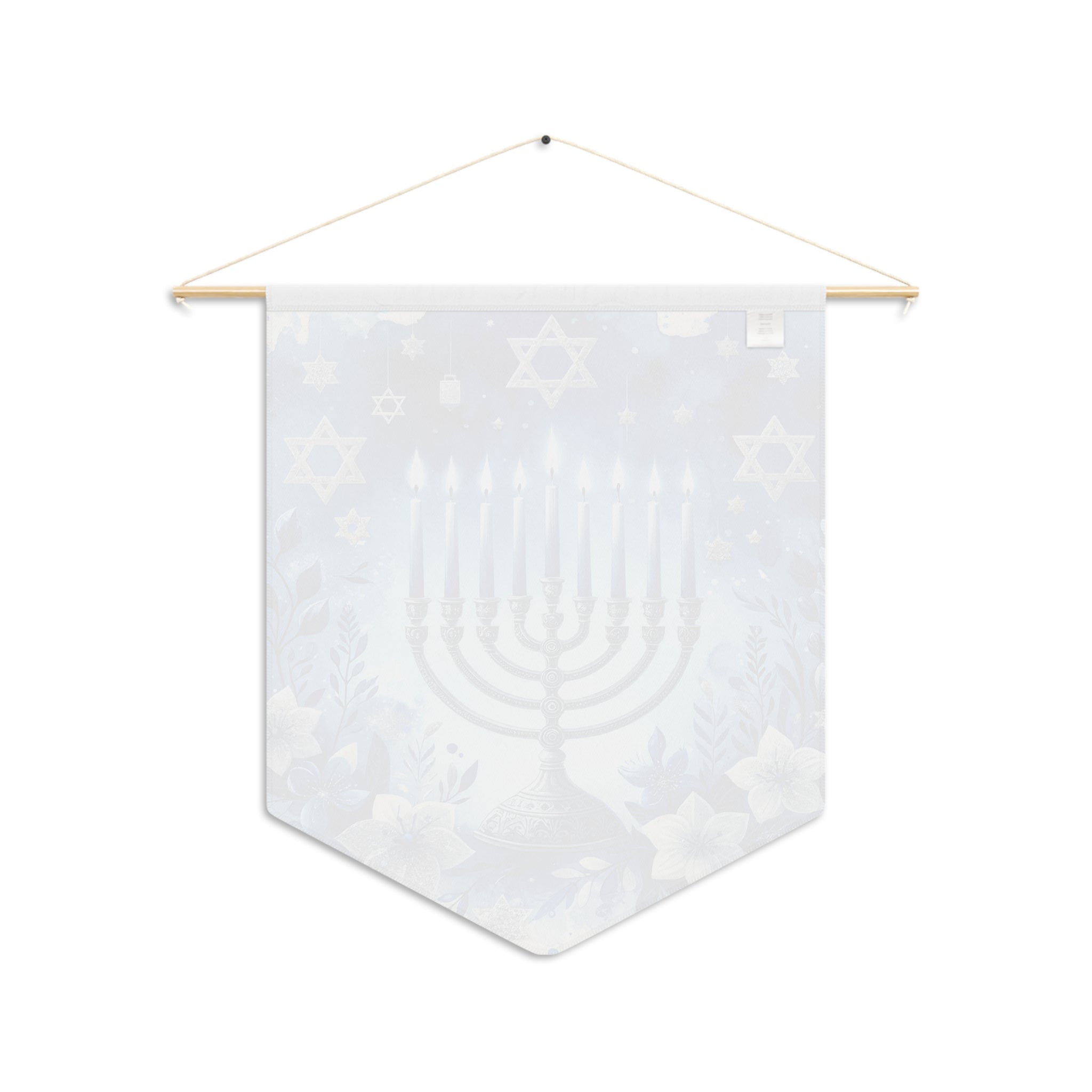 Hanukkah Menorah | Festival of Lights Wall Pennant