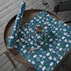 Dove & Olive Branch Gift Wrap with Torah Scrolls | Bar Mitzvah, Bat Mitzvah, Wedding, Holiday Gift Wrap
