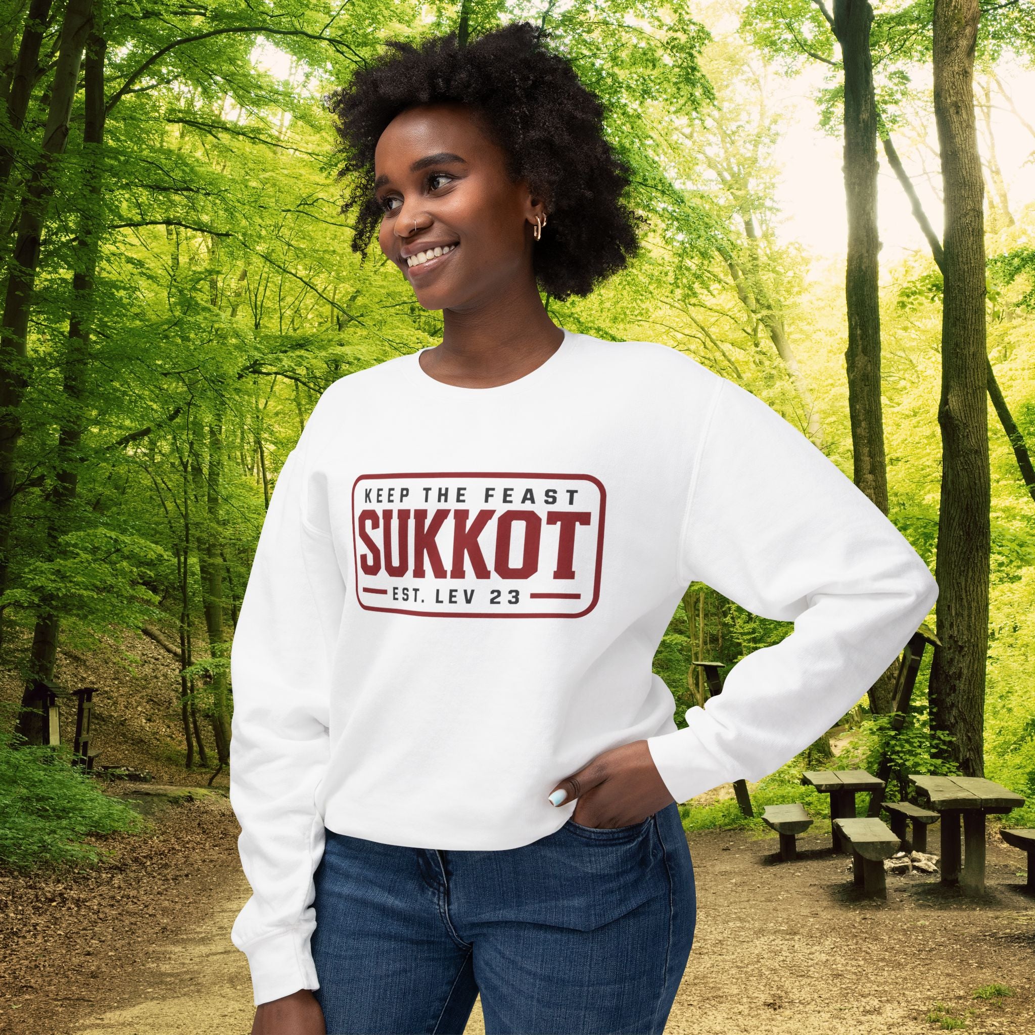 Keep the Feast Sukkot Sweatshirt | Leviticus 23 Feast of Tabernacles Crewneck