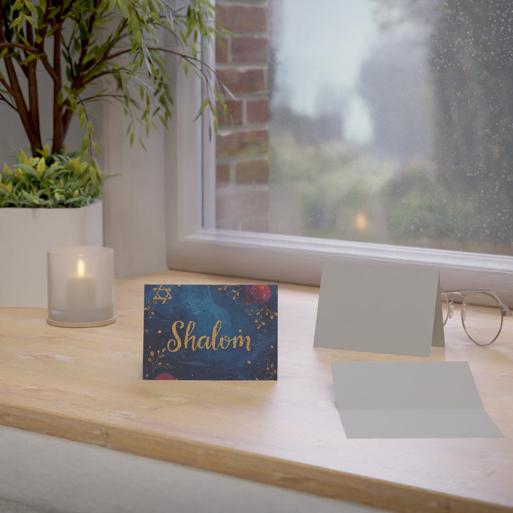 Elegant Shalom Greeting Cards