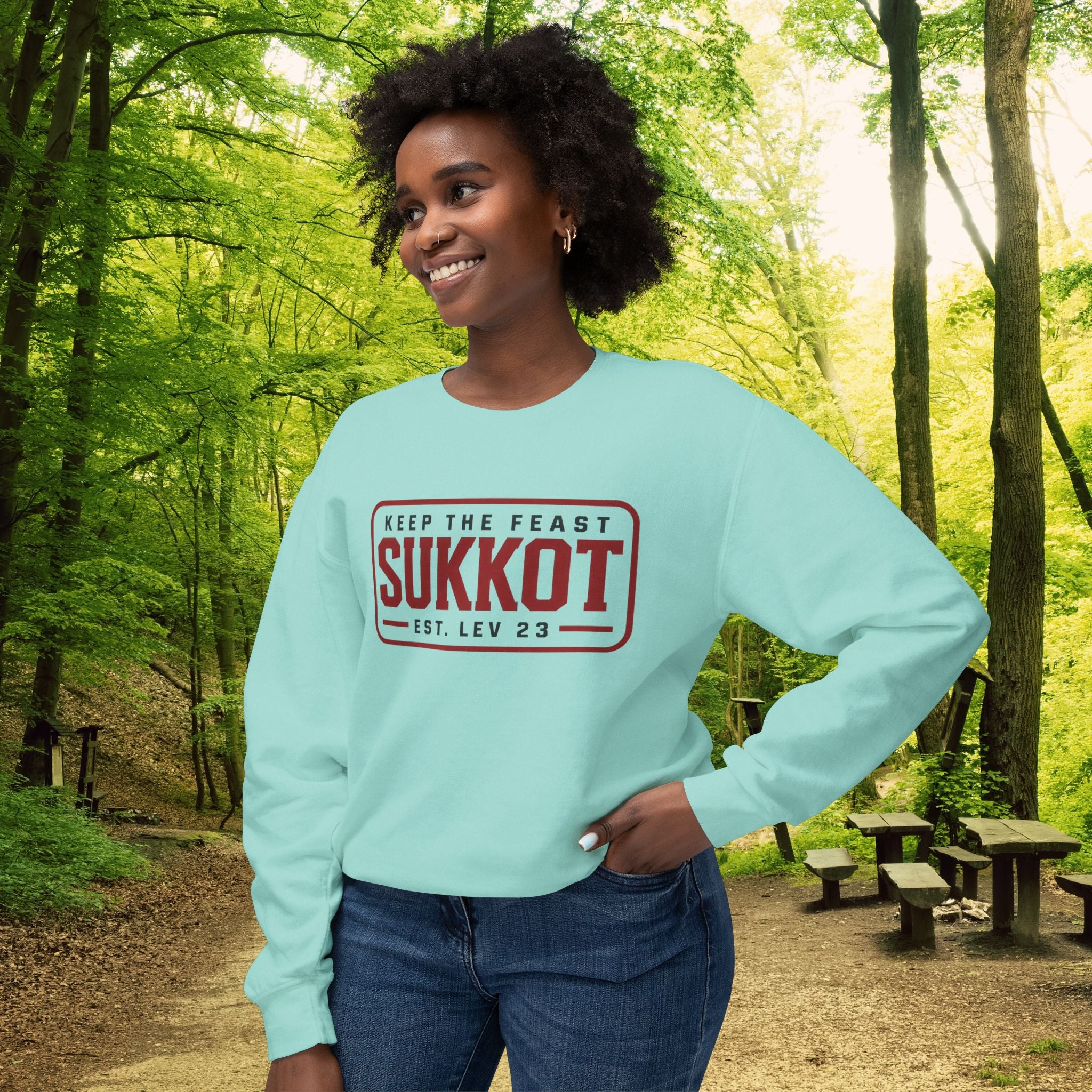 Keep the Feast Sukkot Sweatshirt | Leviticus 23 Feast of Tabernacles Crewneck