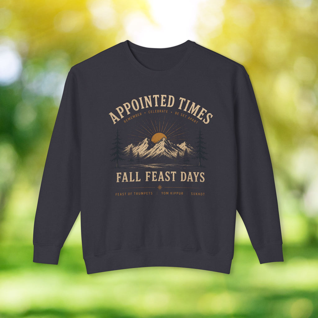 Fall Feast Days Sweatshirt | Feast of Trumpets, Yom Kippur & Sukkot Crewneck