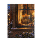 Hanukkah Puzzle for Adults – Glowing Hanukkiah Window Oil Painting Puzzle | 110–1014 Pieces