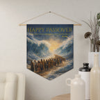 Happy Passover Pennant | Exodus Parting of the Red Sea Wall Banner