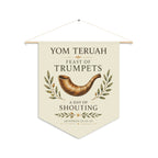 Yom Teruah | A Day of Shouting & Remembrance Wall Pennant